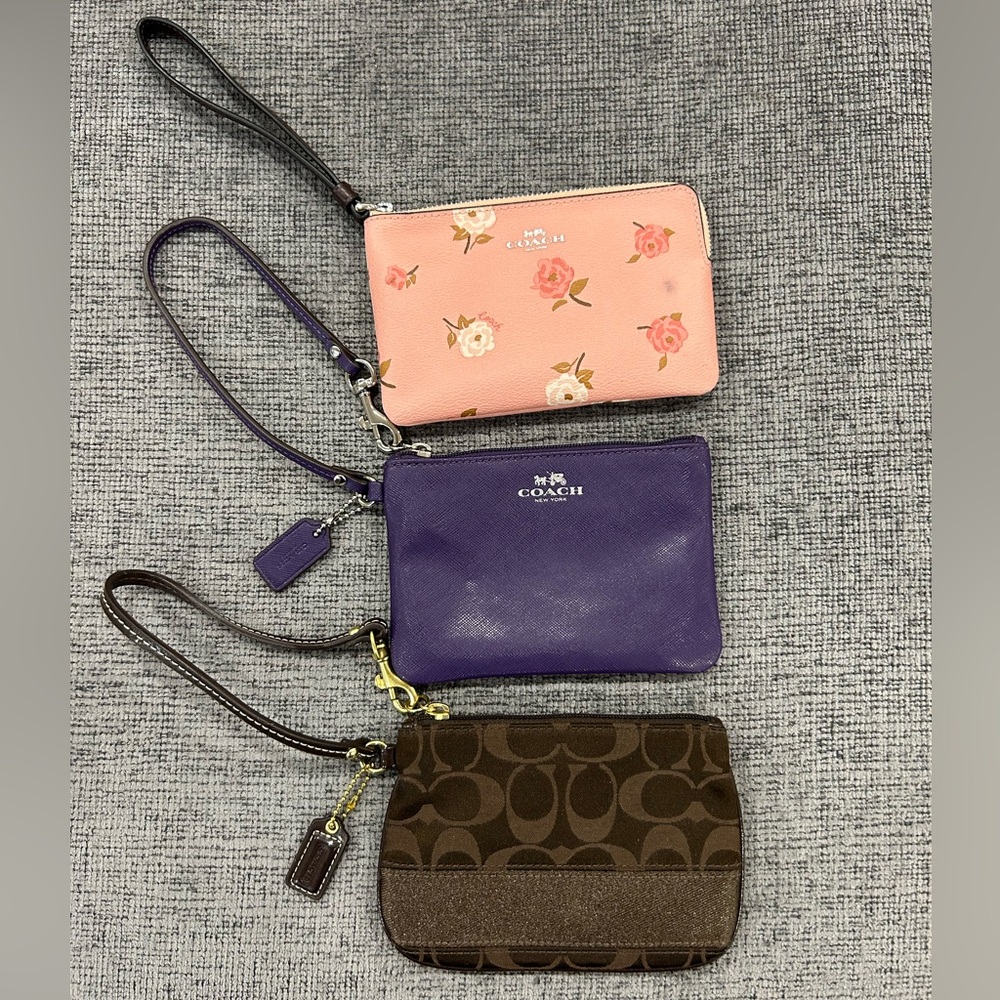 Authentic Coach Wristlet bundle